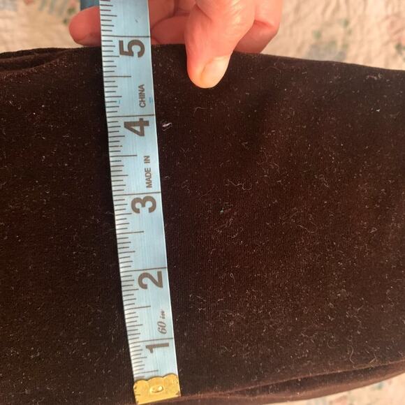 90s/Y2K LARGE VELVET BAG PURSE NEVER USED! - Picture 7 of 11